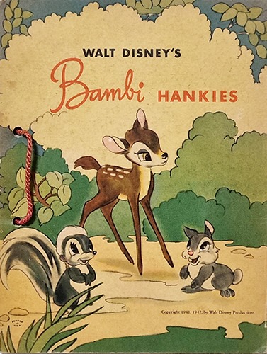 Walt Disney&#039;s Bambi Hankies(1942년 초판본)