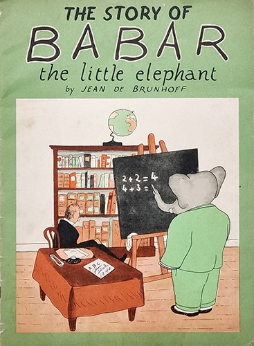 Jean de Brunhoff-The Story of Babar: The Little Elephant (1933년 미국 초판 페이퍼백(1931년 프랑스 초판))