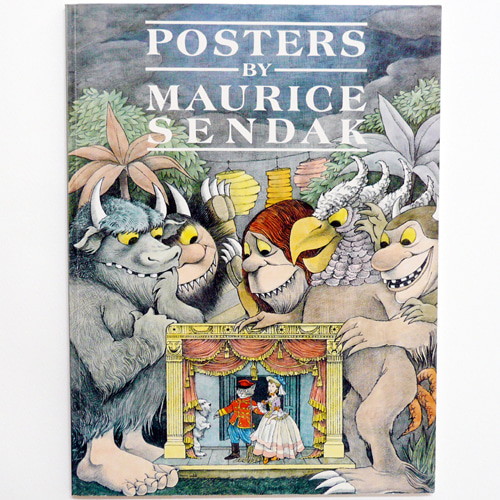 Posters by Maurice Sendak(1986년 페이퍼백 초판본)(얼룩)