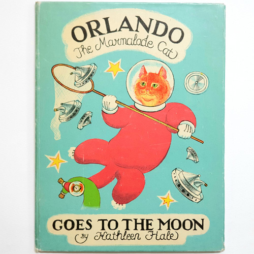Orlando the Marmalade Cat: Orlando Goes to the Moon-Kathleen Hale(1968년 초판본)