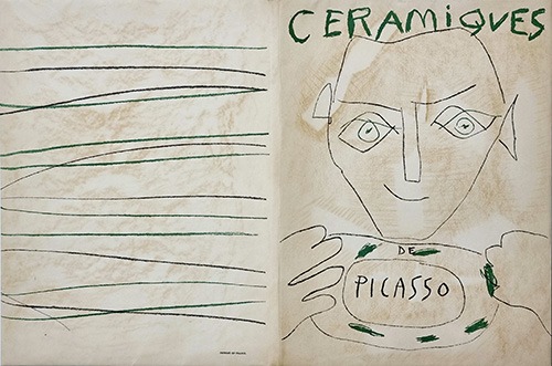 Ceramiques de Picasso(1948년 초판본, 표지 석판화)