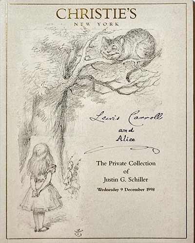Christie&#039;s Lewis Carroll and Alice(1998년 경매 도록)