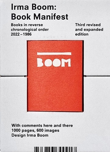 Irma Boom. Book Manifest(사인본)