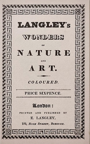 Langley&#039;s Wonders of Nature and Art(1984년 복간본(1835년 초판))