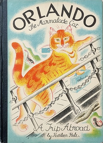 Orlando the Marmalade Cat-A Trip Abroad(1949년 5쇄본(1939년 초판))(석판화)